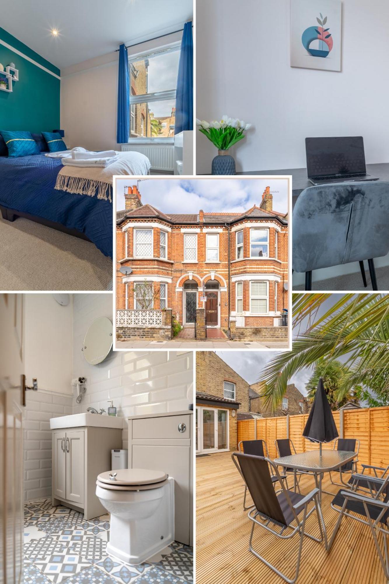 Beautiful 2 Bedroom With Private Garden In Wimbledon - Minutes From Central Londres Exterior foto